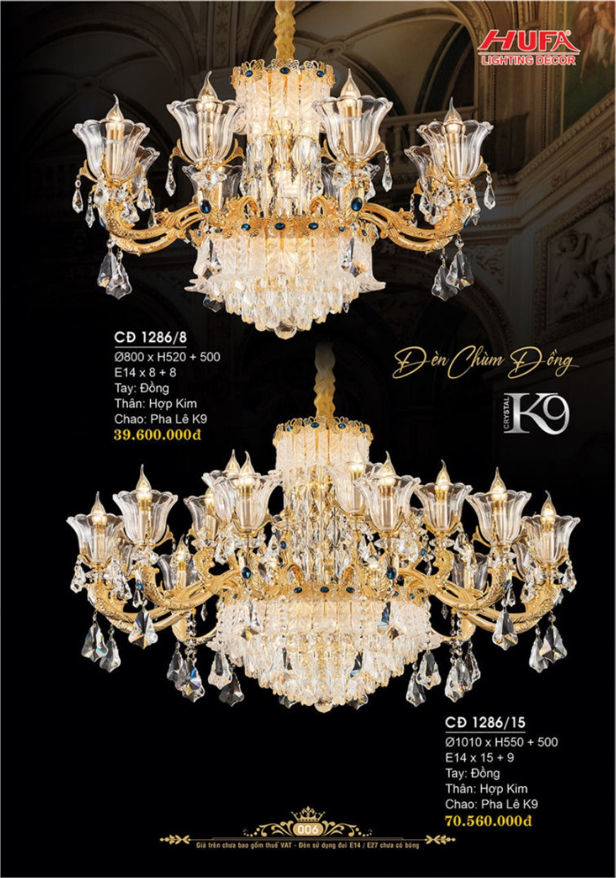 Bảng giá đèn trang trí HUFA